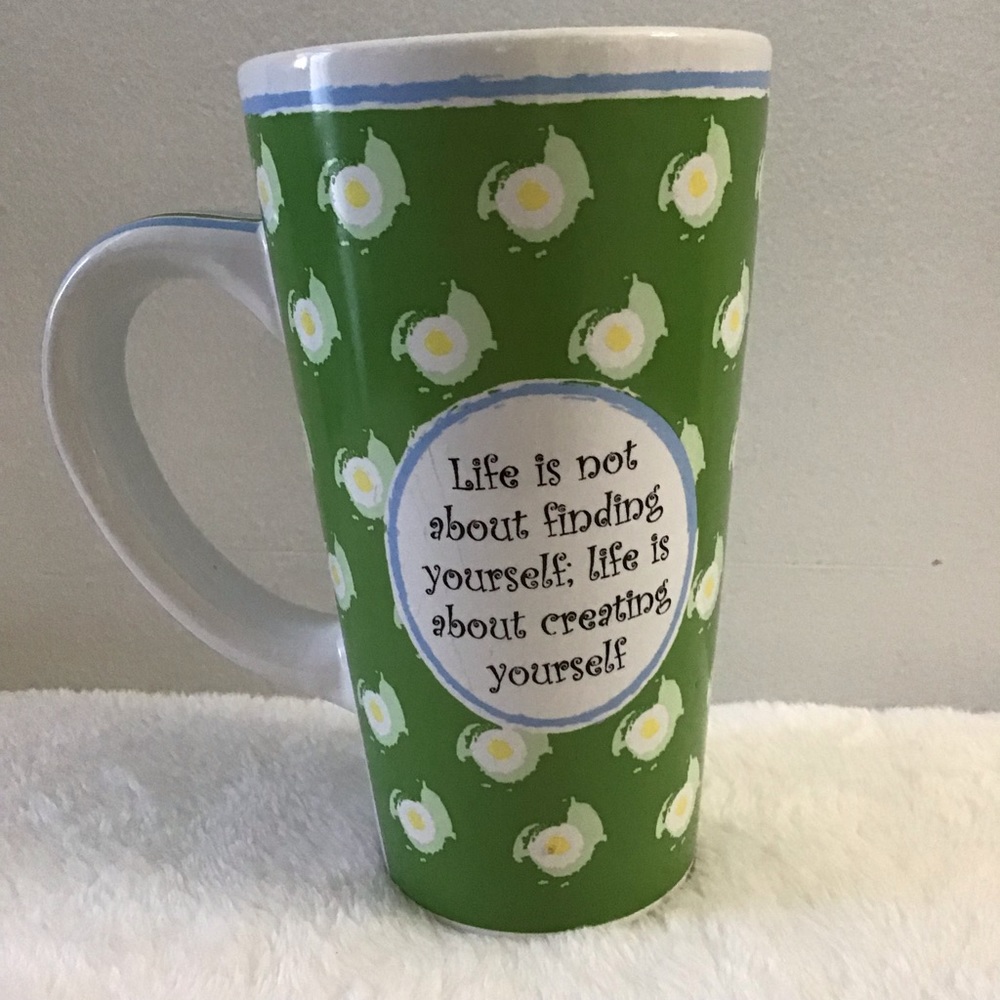Tumbleweed ceramic Mug with inspirational words